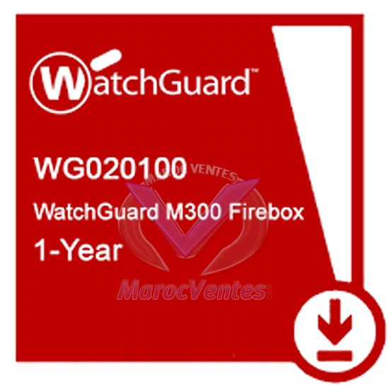 WatchGuard Standard Support Renewal 1-yr for Firebox M300 Support Services WG020100