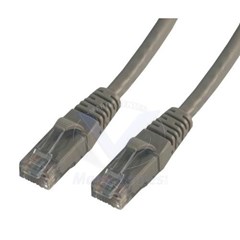 CORDON DE BRASSAGE 2RJ45 UTP CAT6 (1M) GRIS ZIMA ZICR6U1G